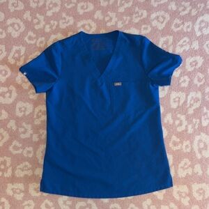 Figs Women's Blue Scrub Top